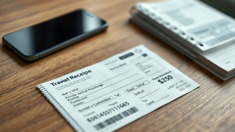 Bilhete de comboio e recibos guardados como prova para pedir indemnização
